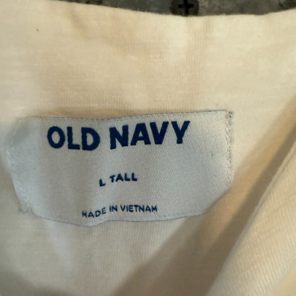 Old Navy Dress Womens Large White Tiered Maxi Cottage Core Boho Milkmaid Pocket - Picture 4 of 10